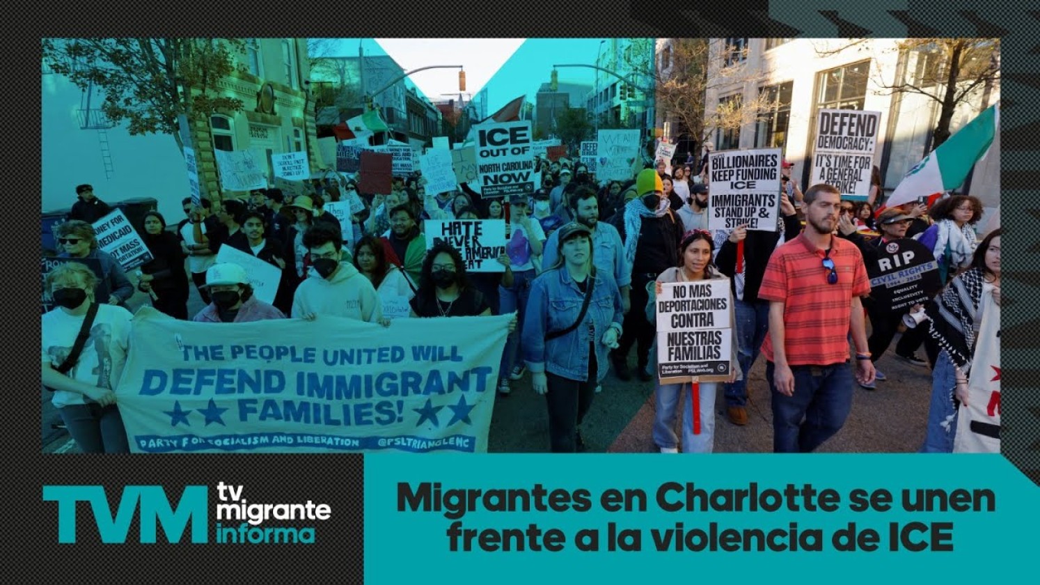 #TvMigranteInforma: Migrantes en Charlotte se unen frente a la violencia de ICE