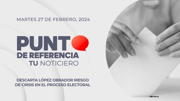 Descarta López Obrador riesgo de crisis en el proceso electoral