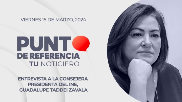 Entrevista a la consejera presidenta del INE, Guadalupe Taddei Zavala